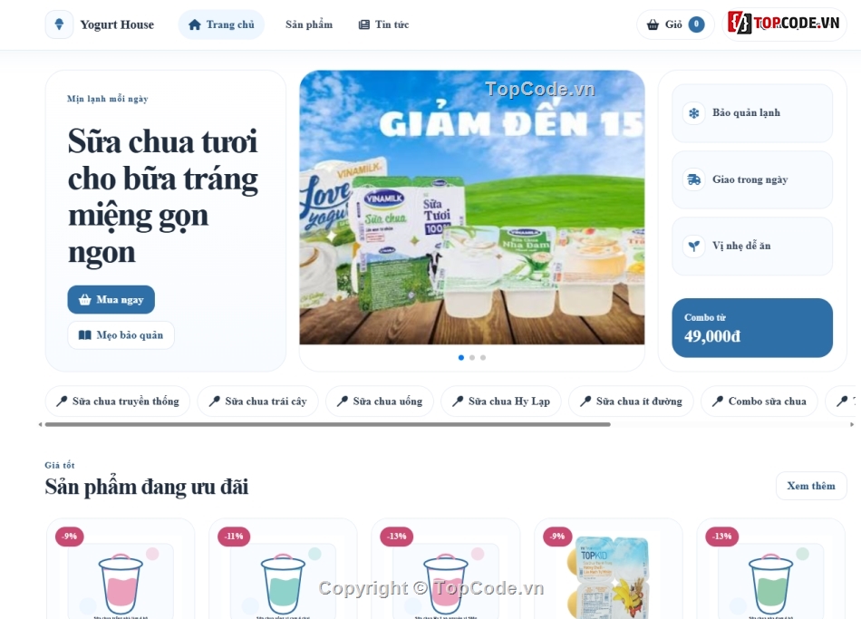 bán,sữa chua,code bán sữa chua
